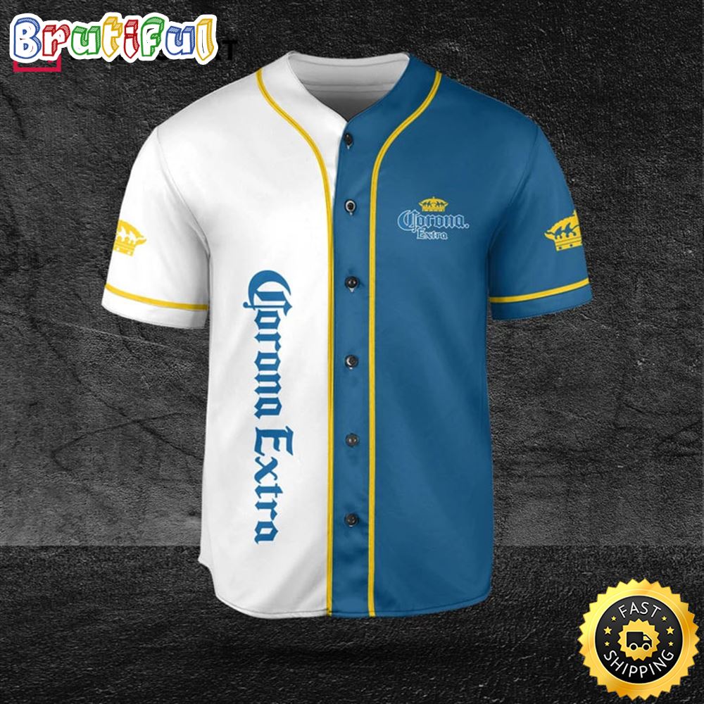 Corona 2 Colors Beer Lovers Baseball Jersey ra1yzn