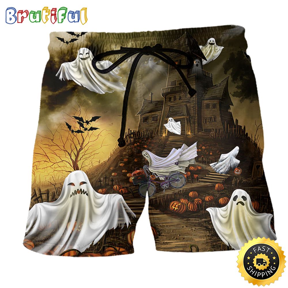 Halloween And Ghost Beach Short avzv3n