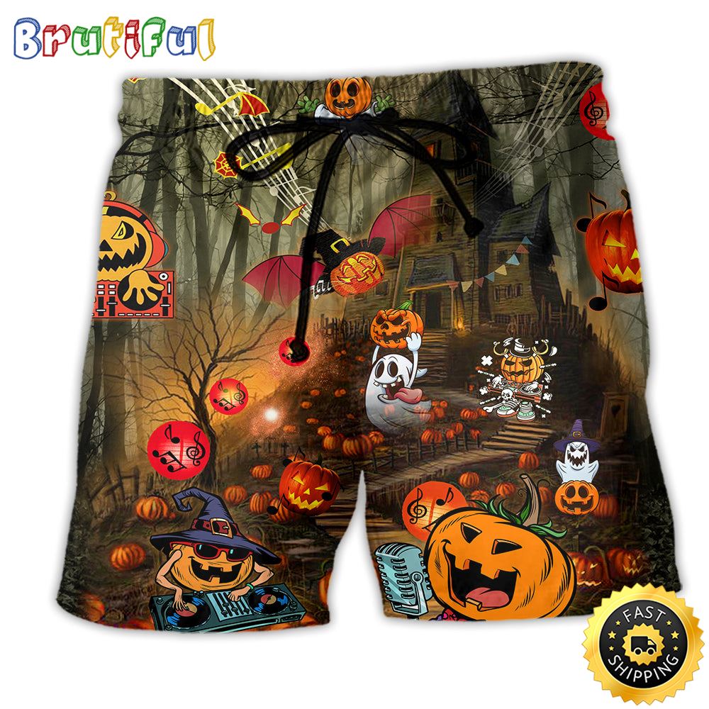 Halloween Fantasy Party Music Beach Short ek3k6g
