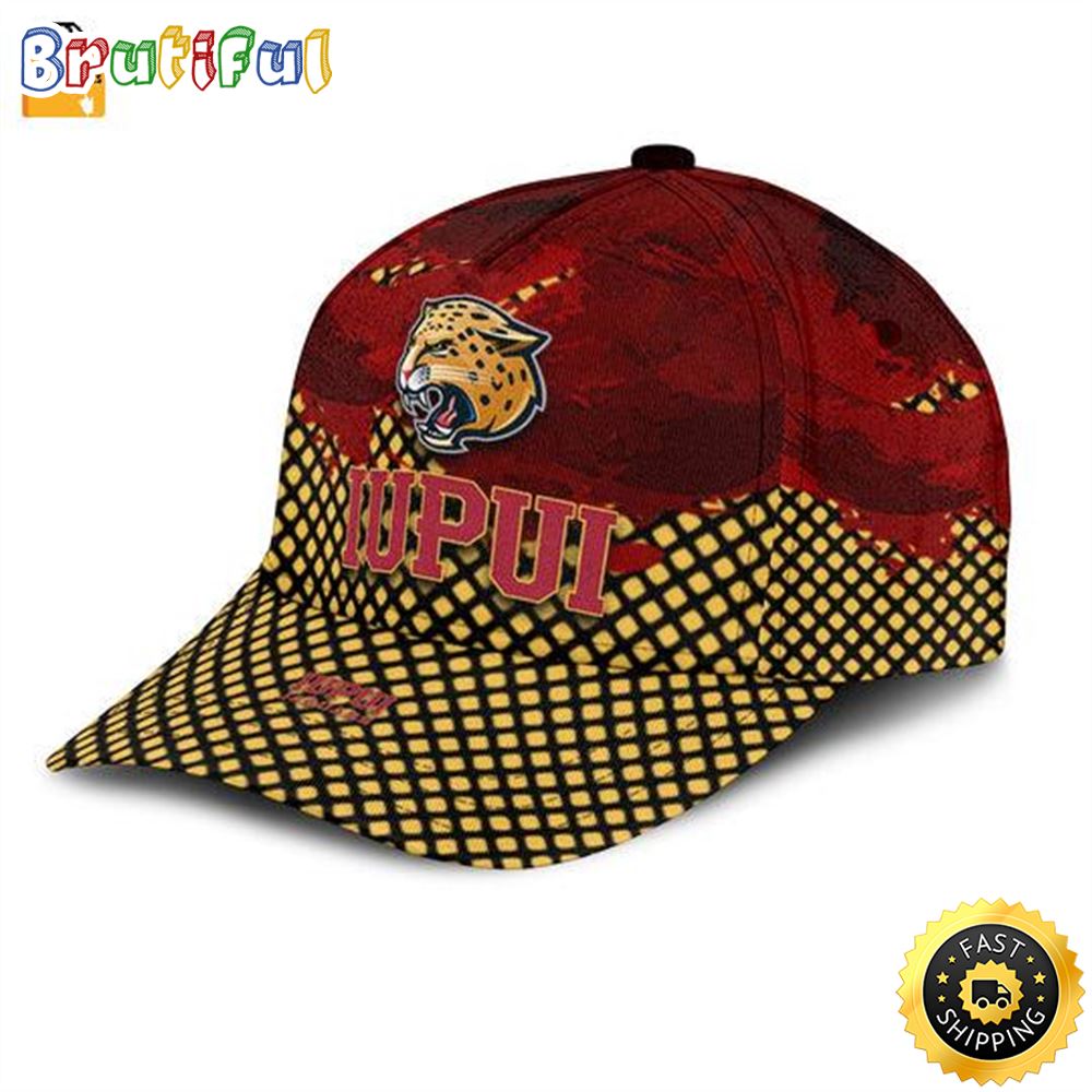 IUPUI Jaguars Grunge Classic Cap xsr0gm