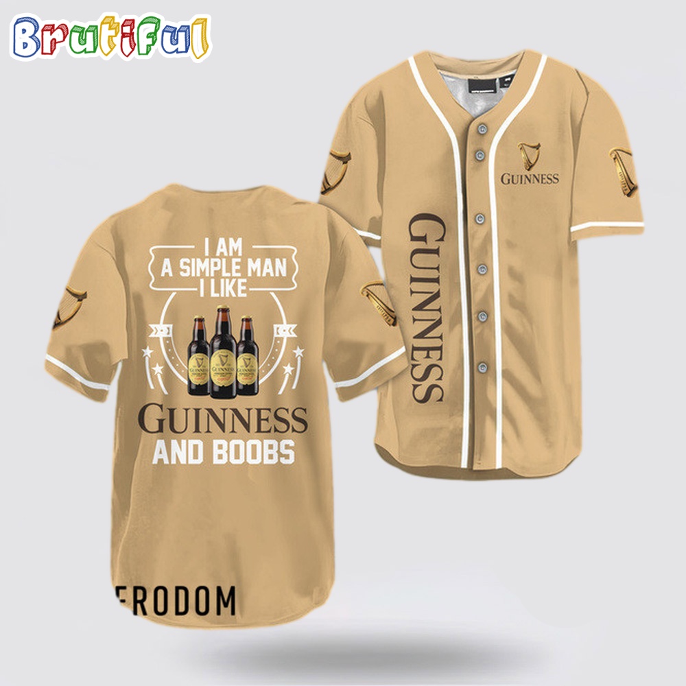 I Like Guinness And Boobs Baseball Jersey zorgh1
