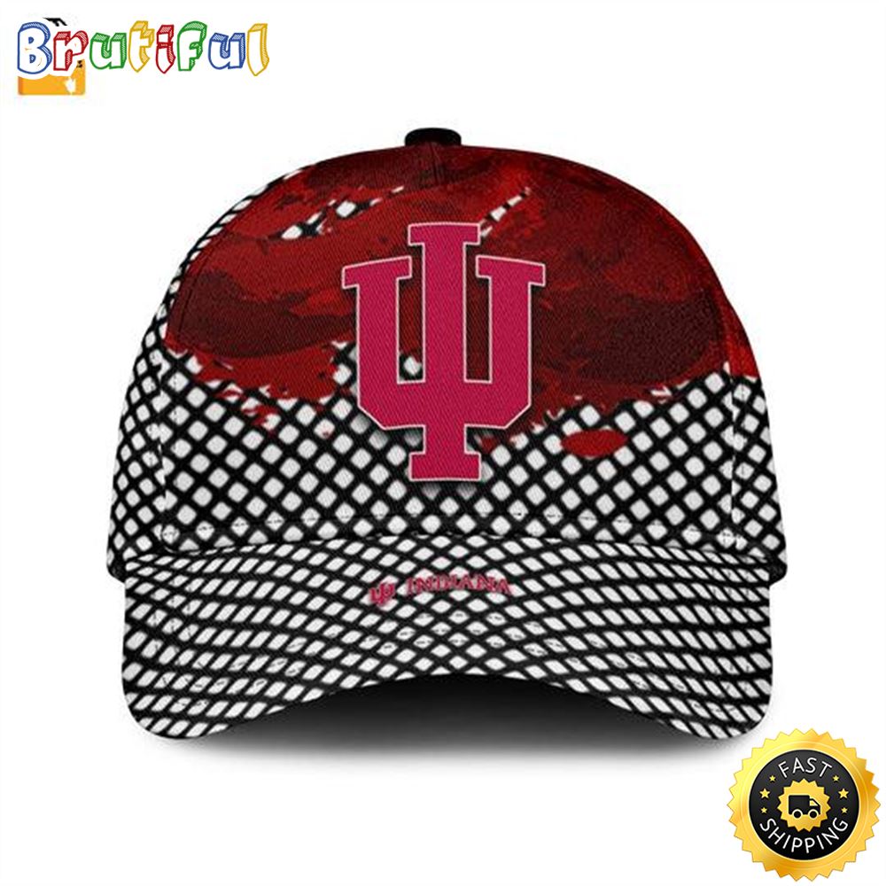 Indiana Hoosiers Grunge Classic Cap t8dsls