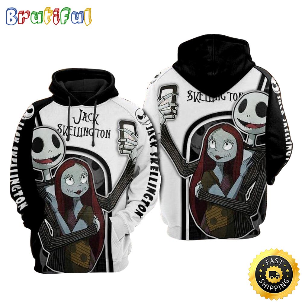Jack Skellington Awesome 3D Hoodie All Over Print Shirts jtjasx