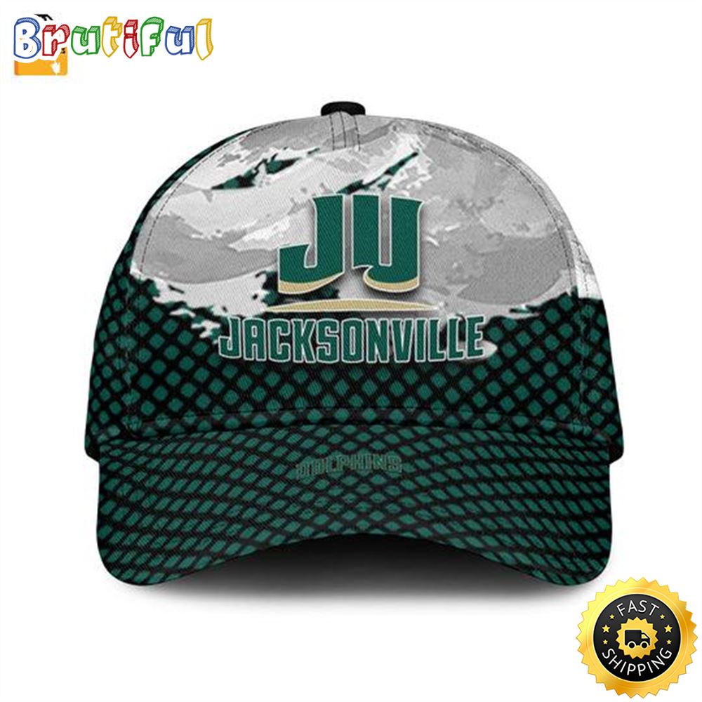 Jacksonville Dolphins Grunge Classic Cap nu1y2e