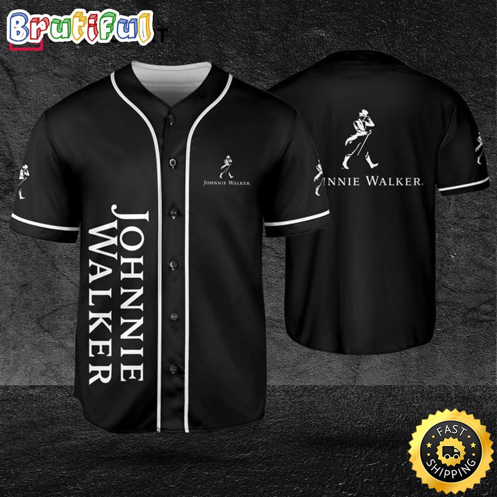 Johnnie Walker Black Beer Lovers Baseball Jersey ereo9n