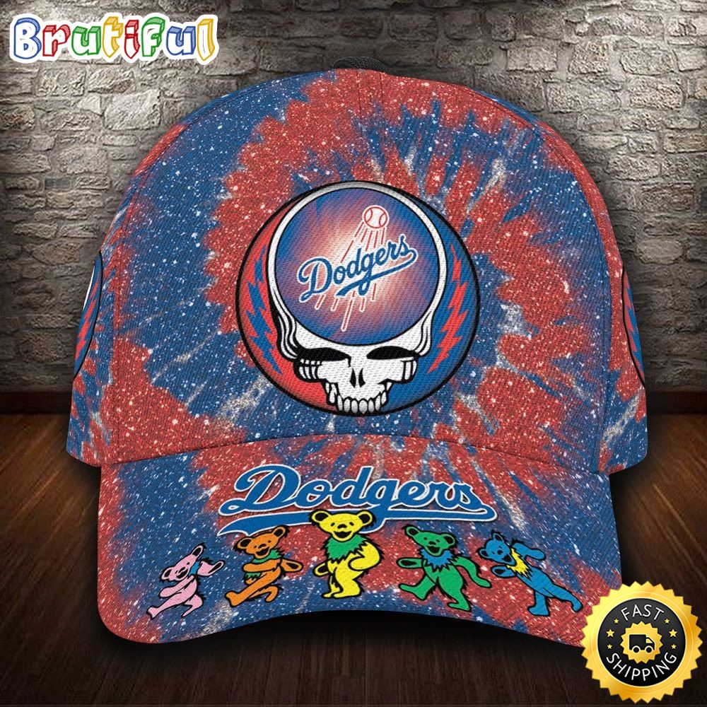 Los Angeles Dodgers x Grateful Dead All Over Print 3D Classic Cap ysph8l