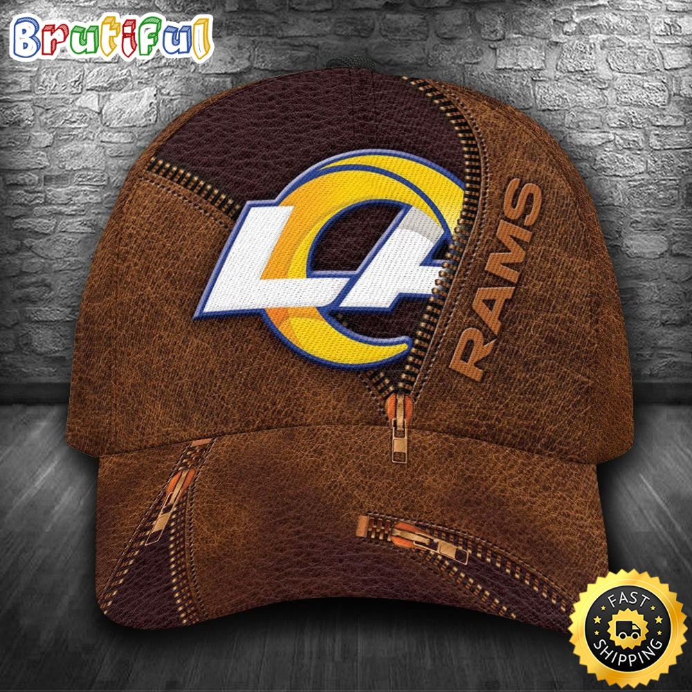 Los Angeles Rams Zipper All Over Print 3D Classic Cap nhzem3