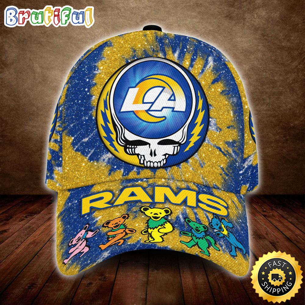 Los Angeles Rams x Grateful Dead All Over Print 3D Classic Cap fdmstu