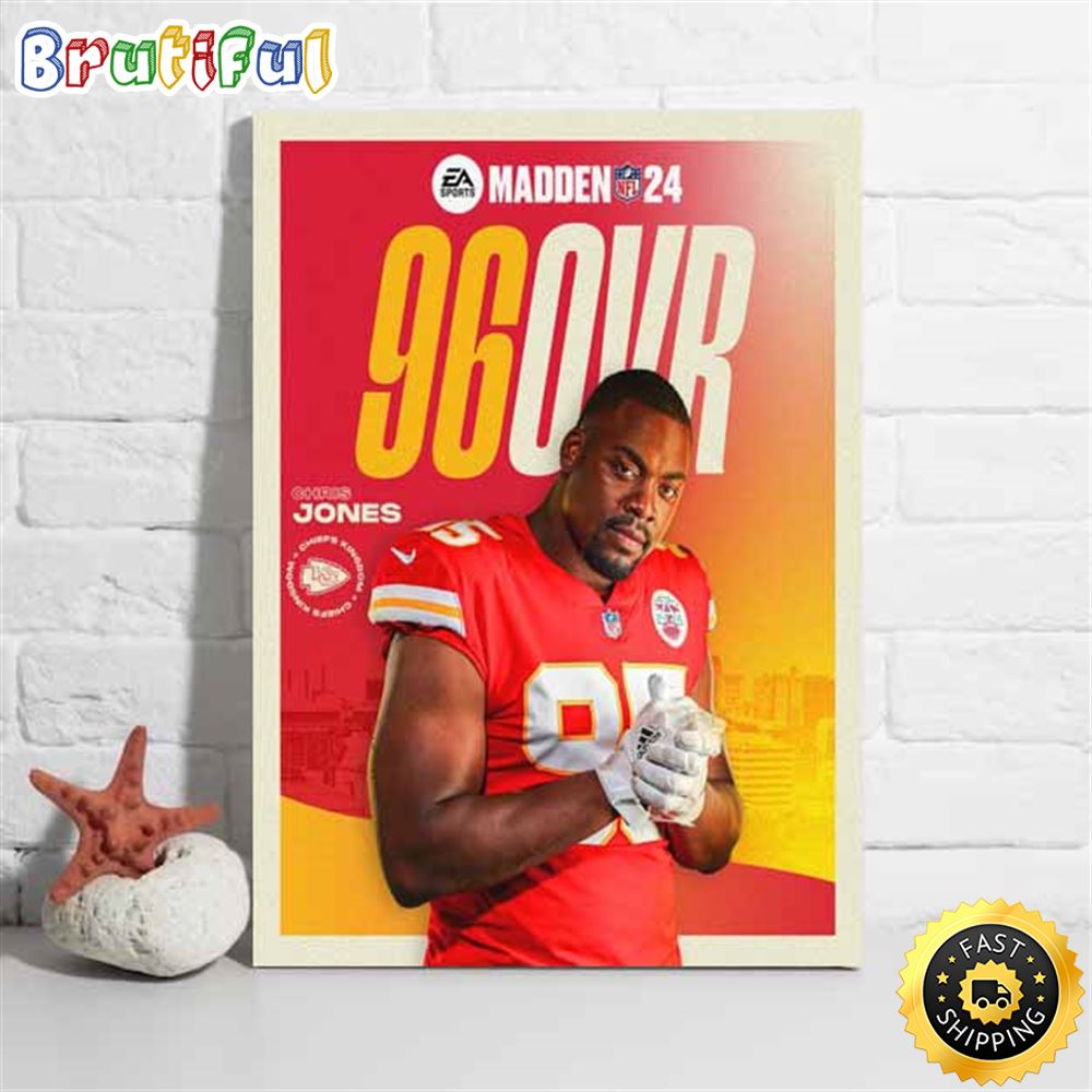Madden Nfl 24 Madden Nfl 24 Kansas City Chiefs Chris Jones Poster gornkk