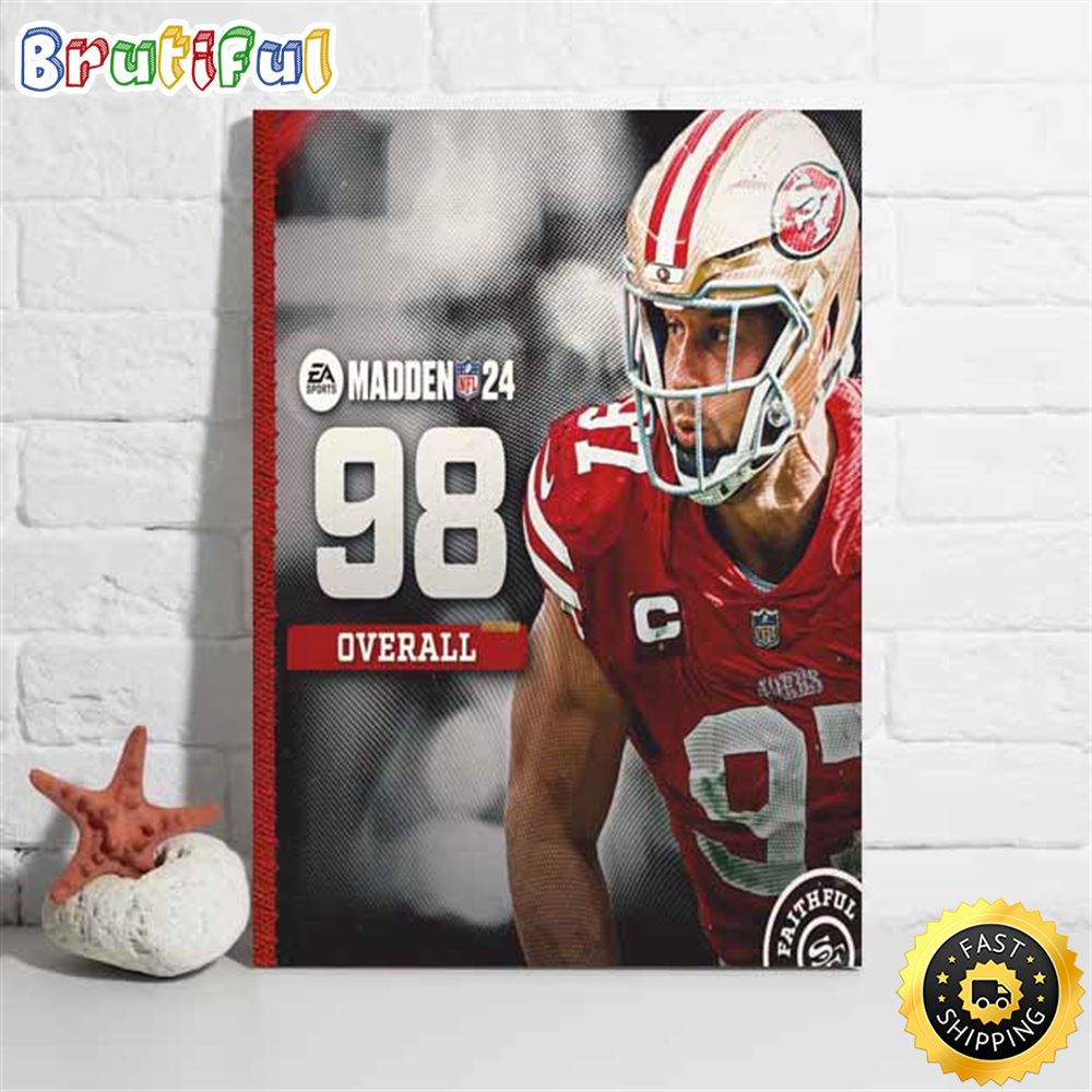 Madden Nfl 24 Madden Nfl 24 San Francisco 49ers Nick Bosa Poster zess5e