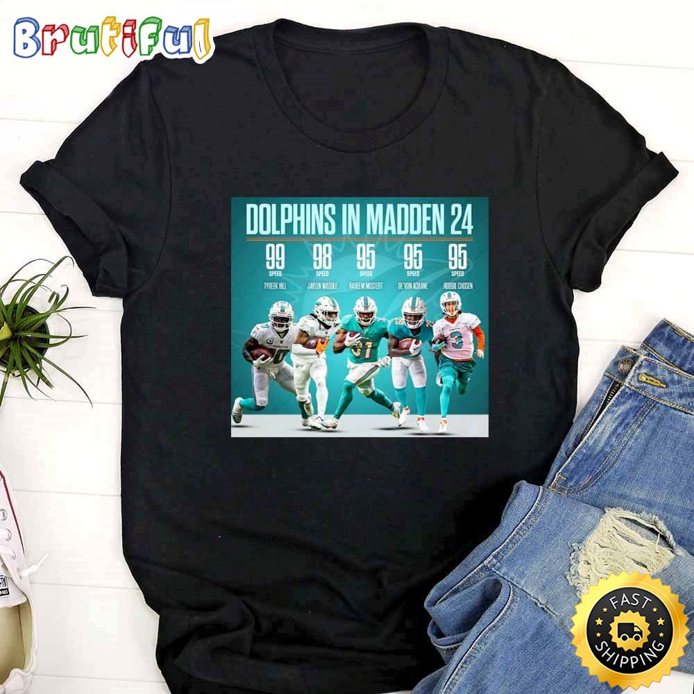 Miami Dolphins In Madden 24 T Shirt cslyhs