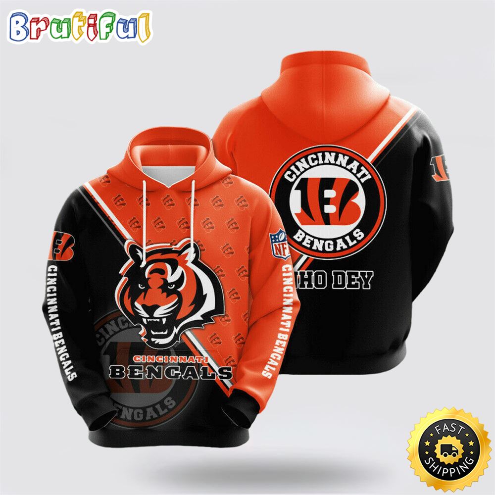 NFL Cincinnati Bengals 3D Hoodie All Over Print Shirts Unmatched Style And Comfort nzf5j0
