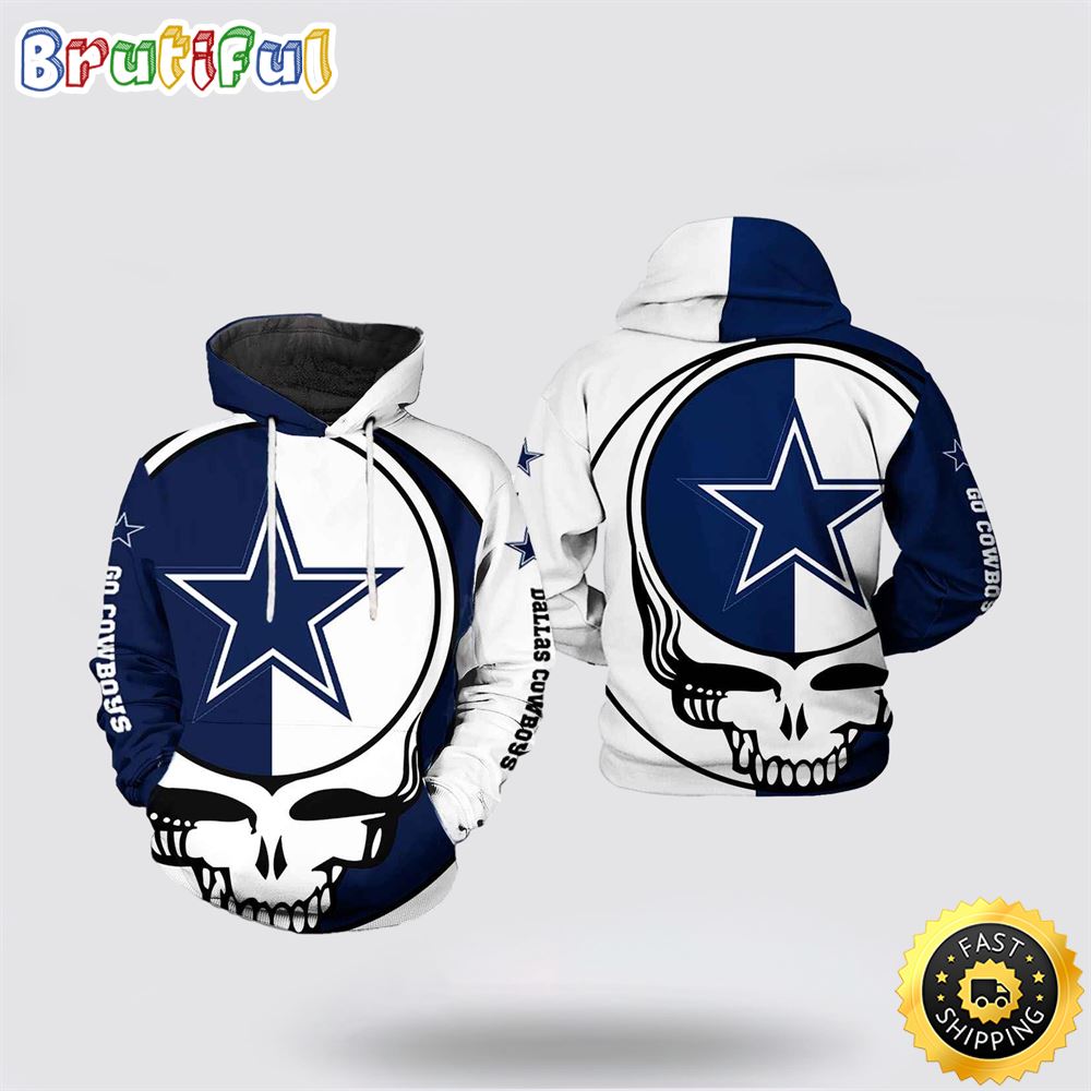 NFL Dallas Cowboys 3D Hoodie Printed Grateful Dead Show Team Pride 1 elumhp