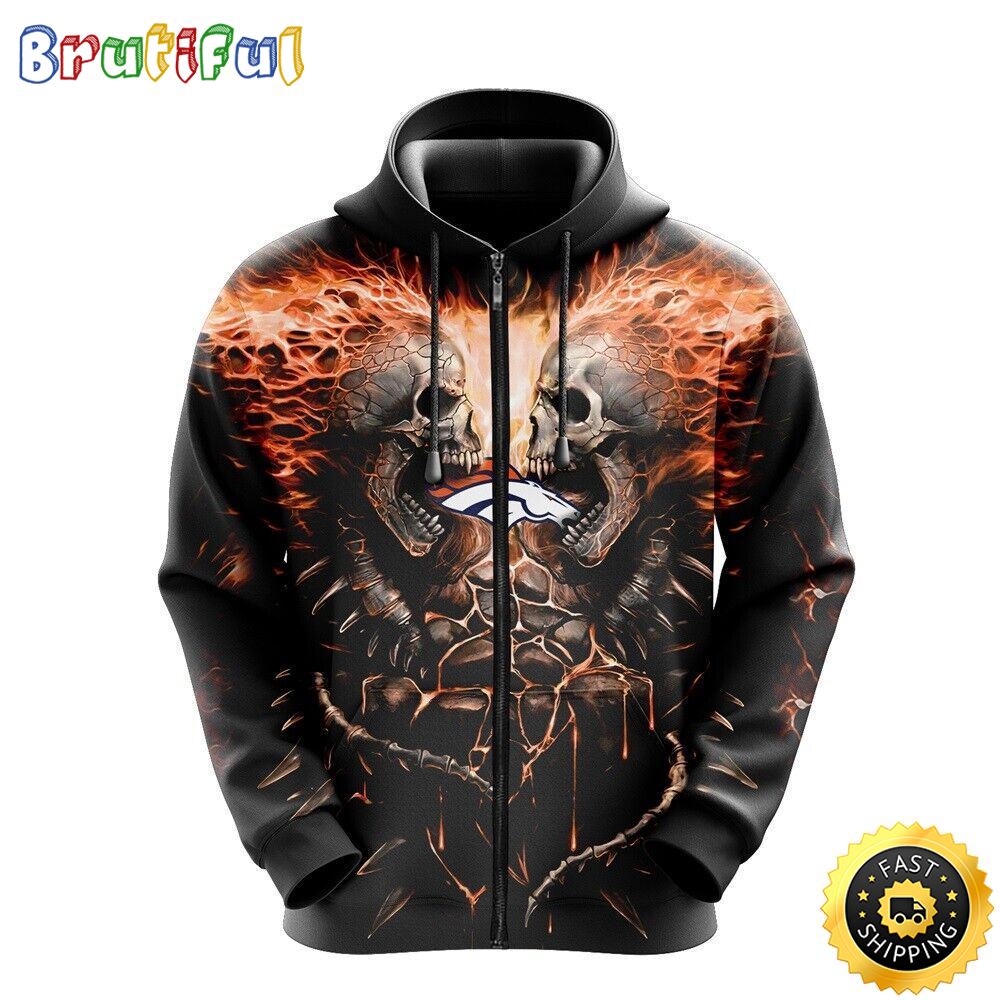 NFL Detroit Lions 3D Hoodie All Over Print Skull Stand Out In The Crowd ujvgh6