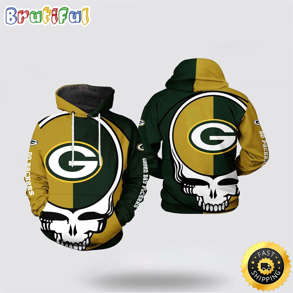 NFL Green Bay Packers 3D Hoodie Printed Grateful Dead Show Team Pride 1 ijypl3