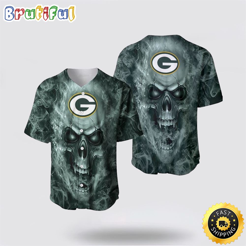 NFL Green Bay Packers Baseball Jersey Skull Unleash Your Team Spirit With Trendy Designs 1 jqcxk7