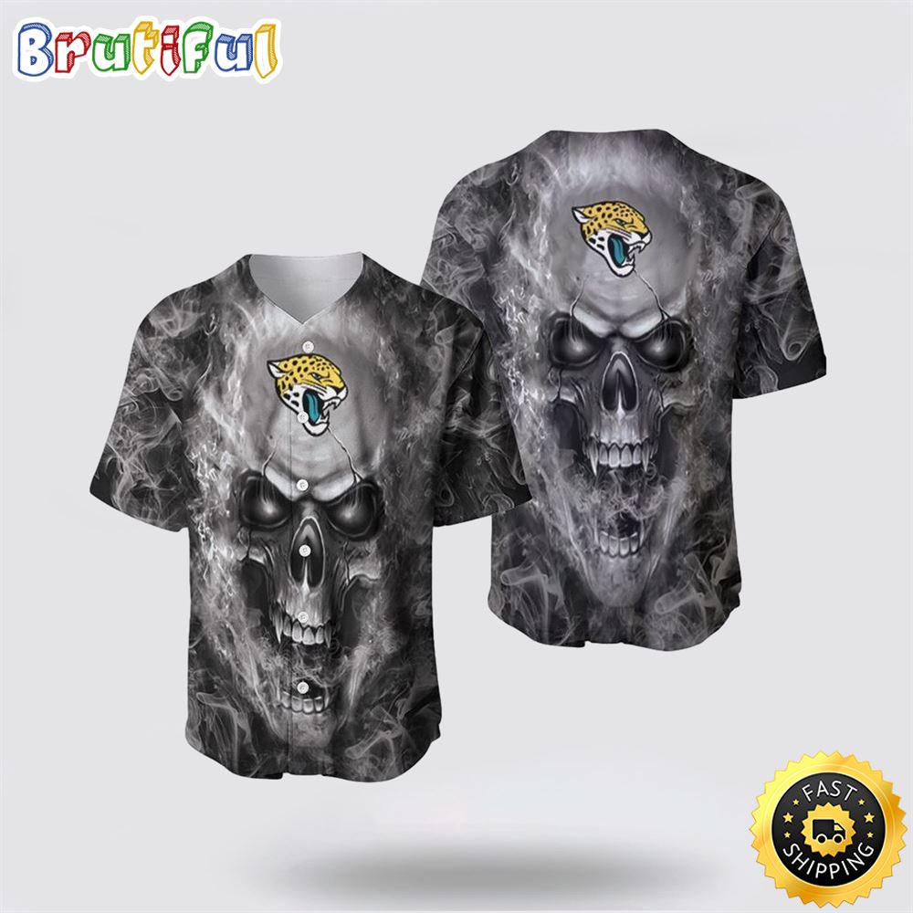 NFL Jacksonville Jaguars Baseball Jersey Skull Unleash Your Team Spirit With Trendy Designs 1 ywk5s2