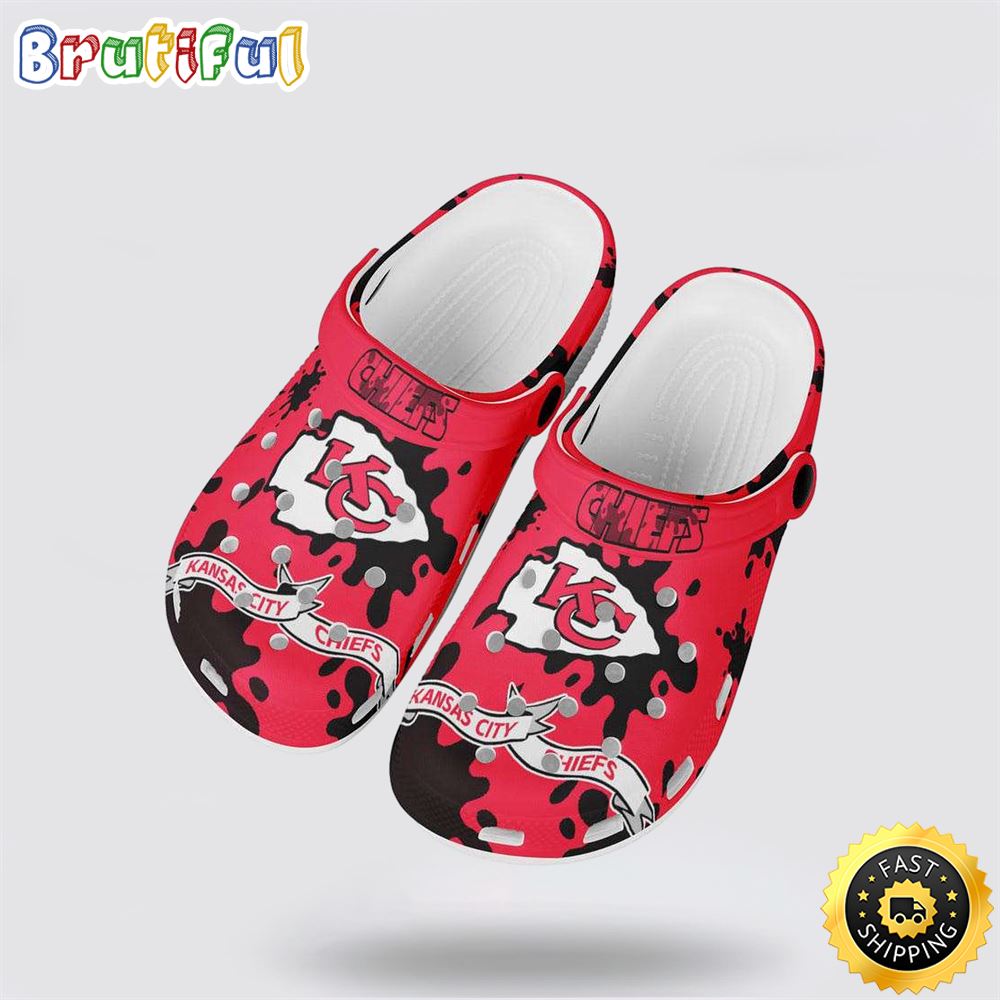 NFL Kansas City Chiefs Crocs Clog Shoes Show Your Team Spirit 1 mcqovs