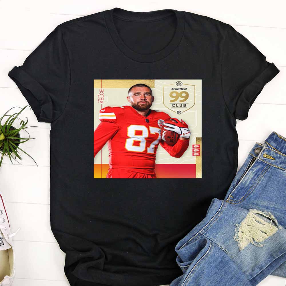 NFL Kansas City Chiefs Travis Kelce Madden 24 T Shirt mz34bu