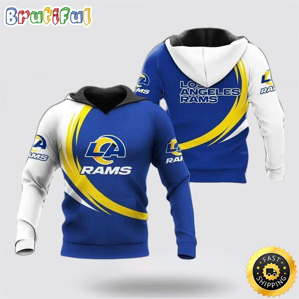 NFL Los Angeles Rams 3D Hoodie All Over Print Shirts Score Big With Fashion p12dlr