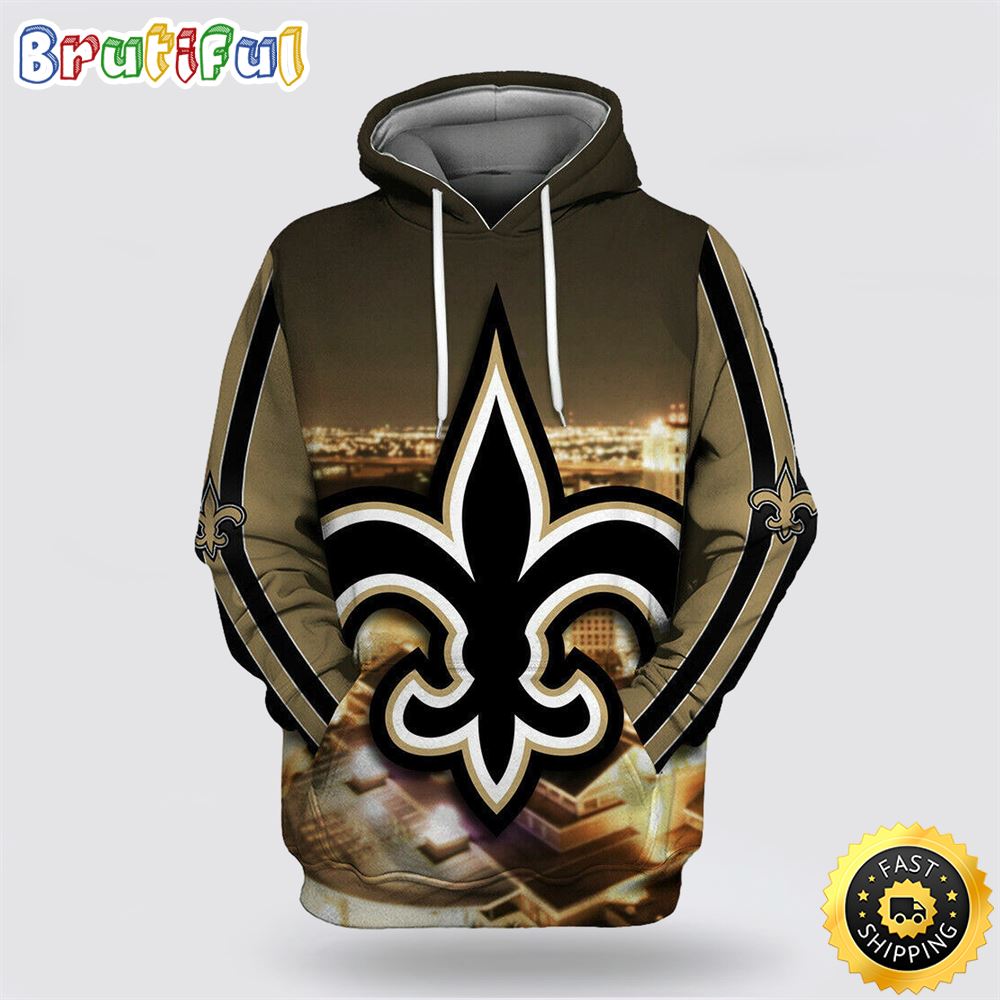 NFL New Orleans Saints 3D Hoodie All Over Print Shirts Unmatched Style And Comfort faspgl