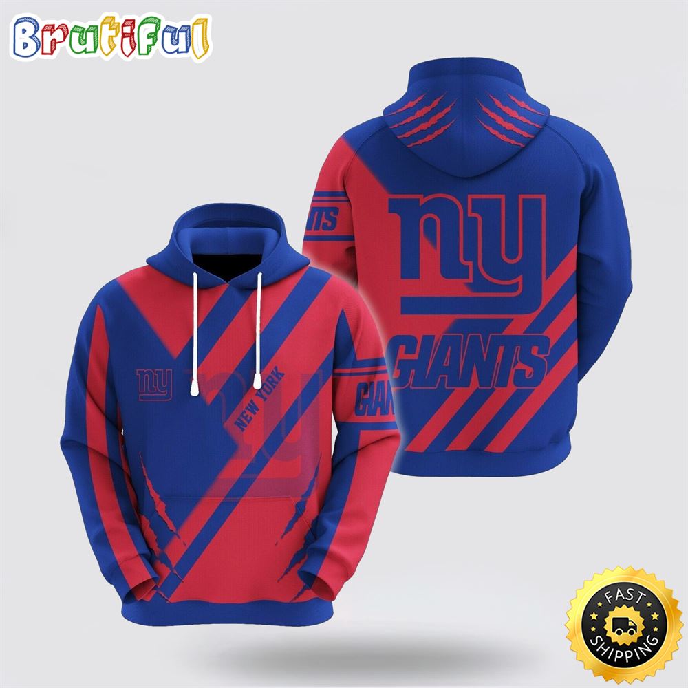 NFL New York Giants 3D Hoodie All Over Print Shirts Stay Cozy And Stylish gyg28f