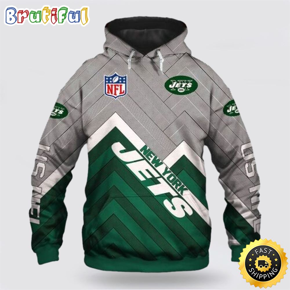 NFL New York Jets 3D Hoodie All Over Print Shirts Elevate Your Game Day Look s2ztzd