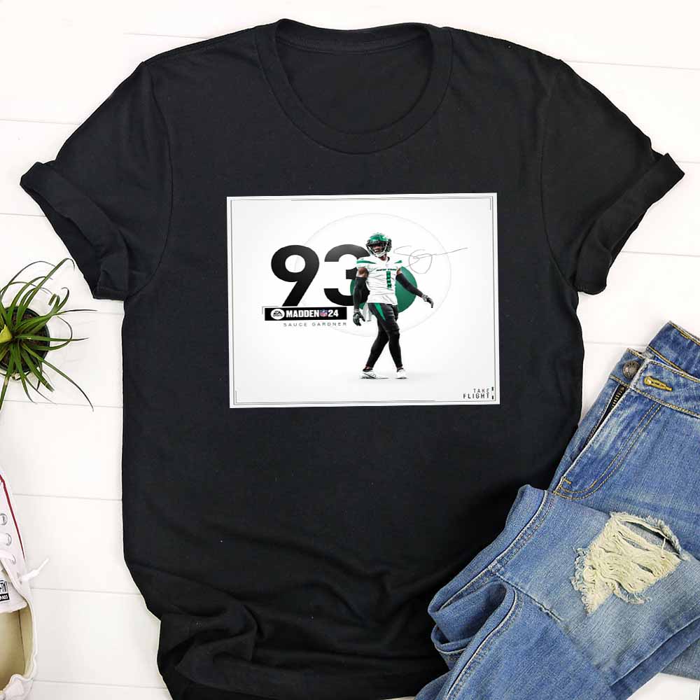 NFL New York Jets Sauce Gardner Madden 24 T Shirt ojzkbg