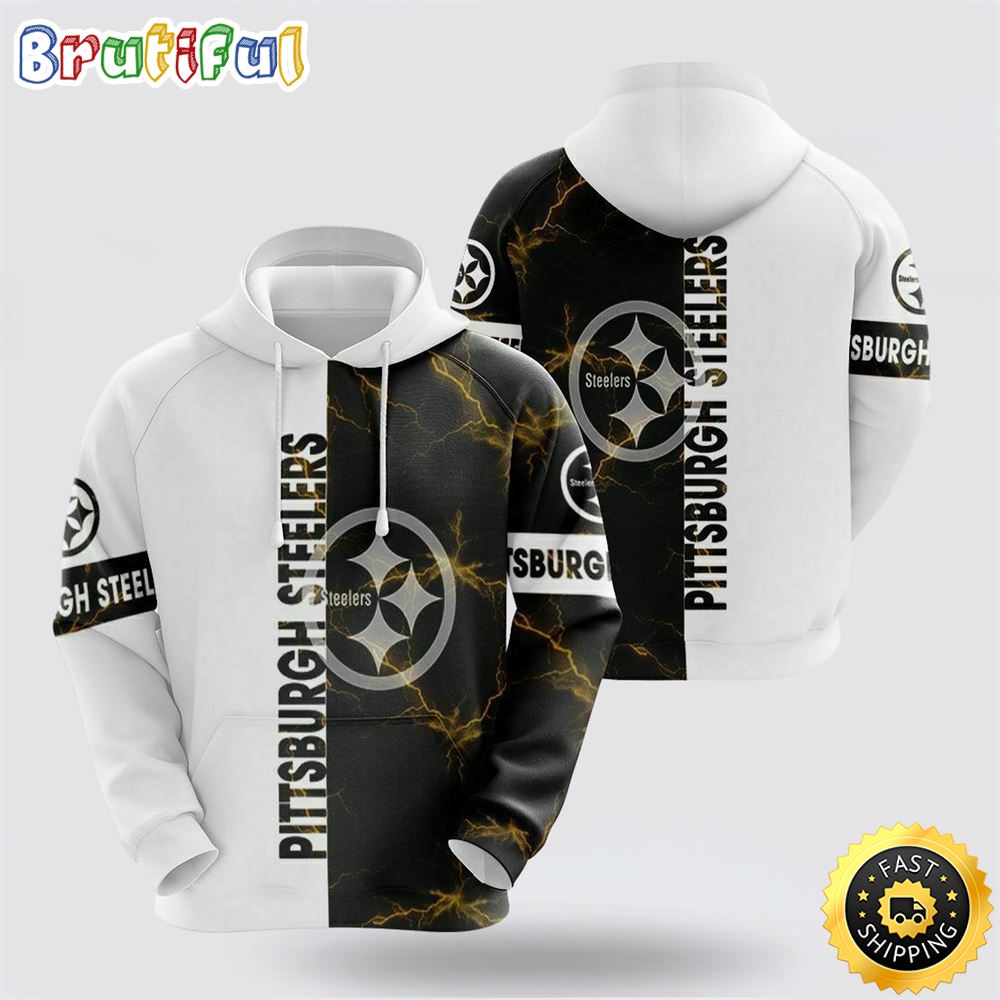 NFL Pittsburgh Steelers 3D Hoodie All Over Print Shirts Elevate Your Game Day Look q7lstj