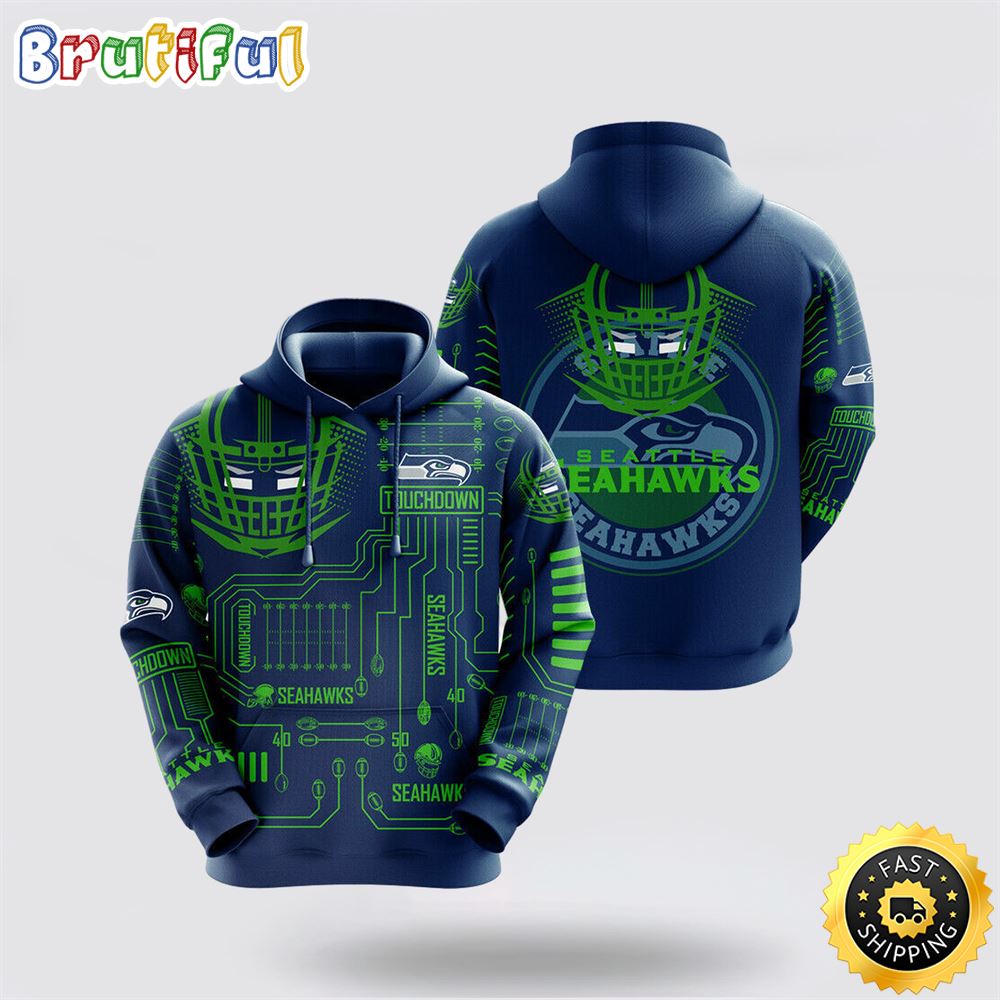 NFL Seattle Seahawks 3D Hoodie All Over Print Shirts Elevate Your Game Day Look ytnbp7