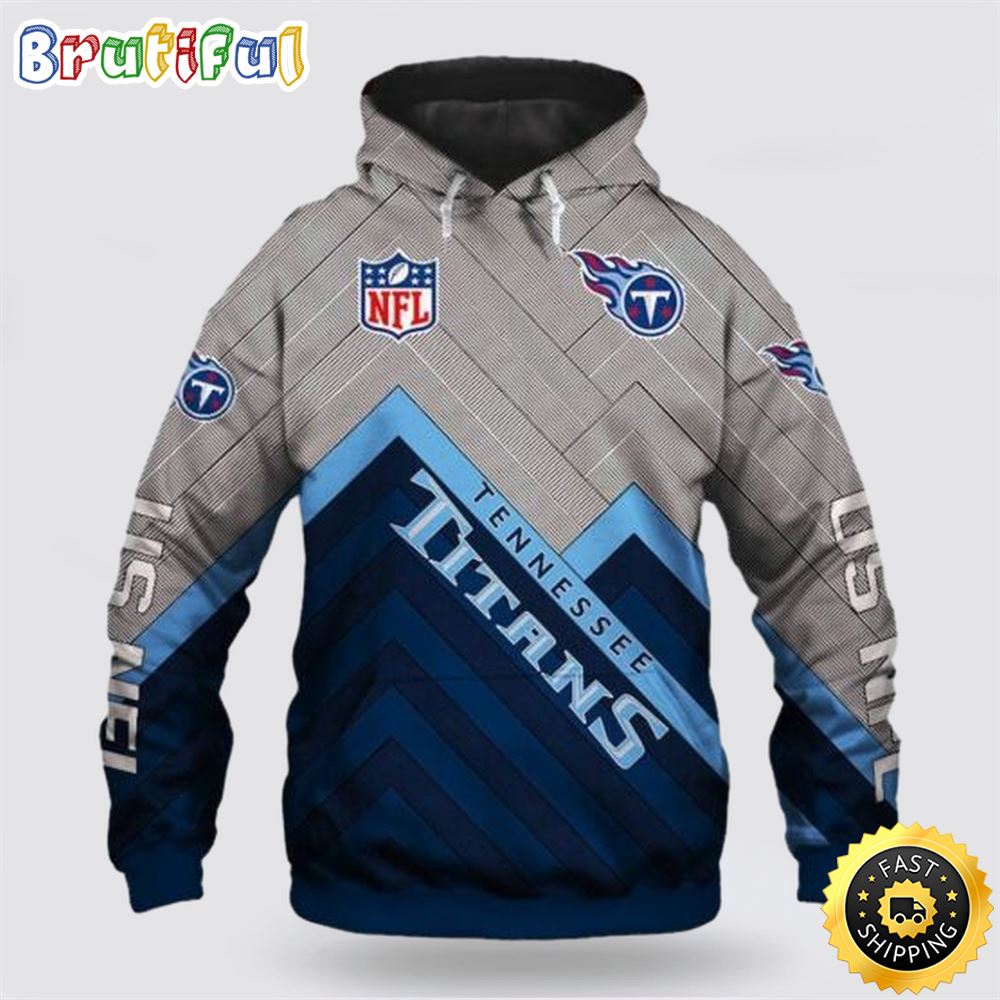 NFL Tennessee Titans 3D Hoodie All Over Print Shirts Stay Cozy And Stylish qt7e6o