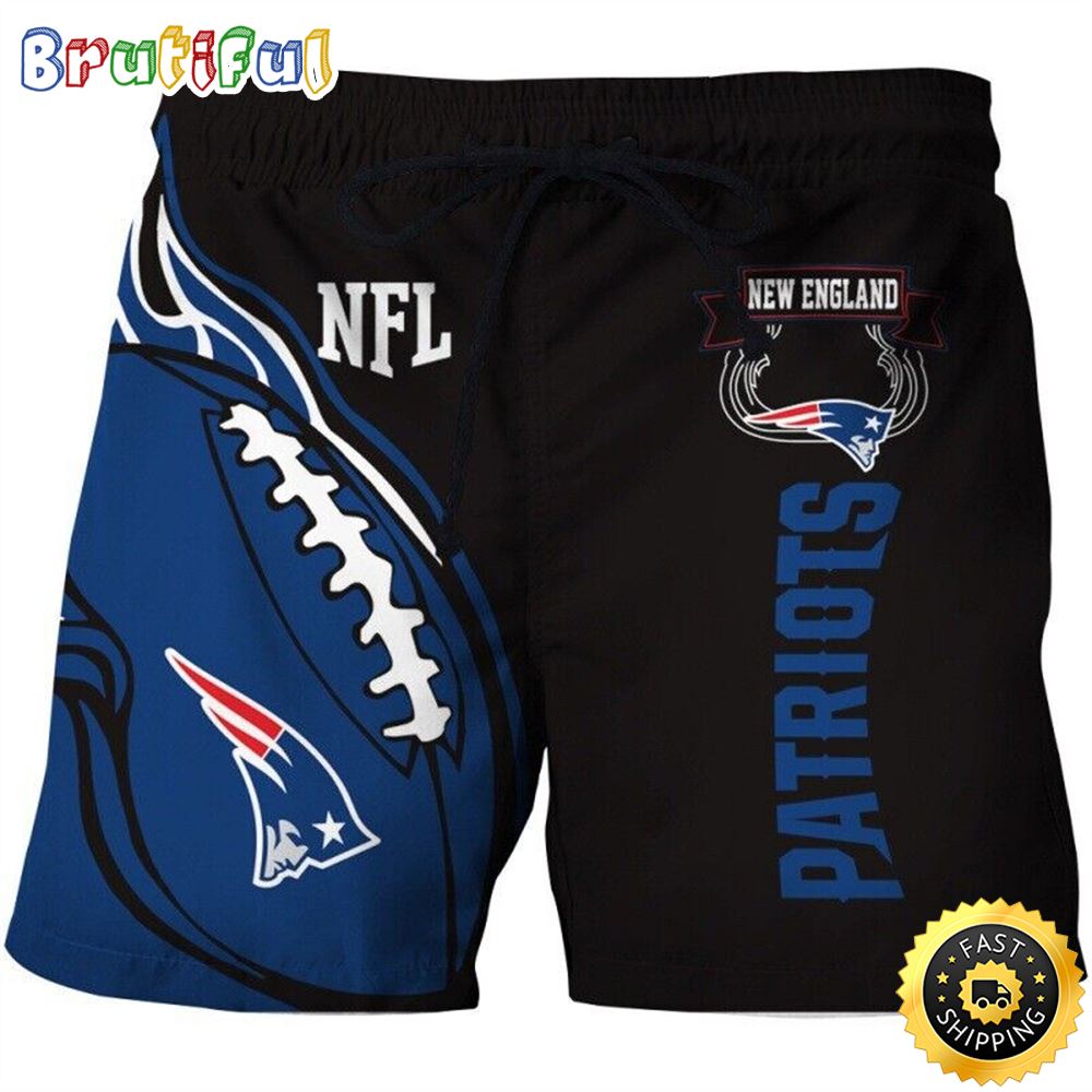 New England NFL Full Range Of Football 3d Beach Shorts ngbtjk