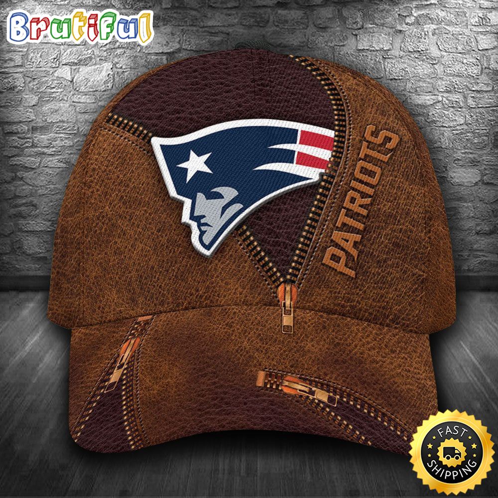 New England Patriots Zip All Over Print 3D Classic Cap sleni4
