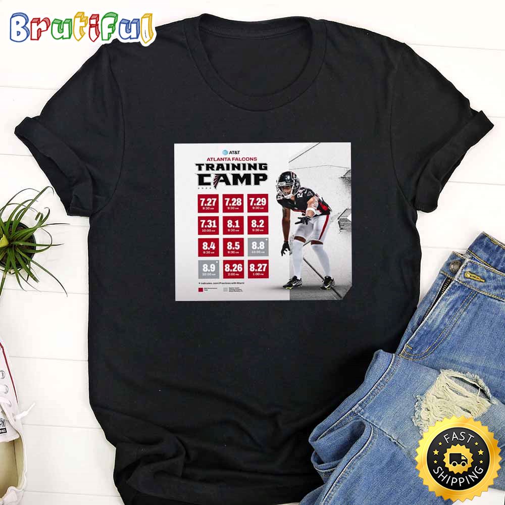 Nfl Atlanta Falcons Training Camp 2023 Open Dates T Shirt g5ewr3