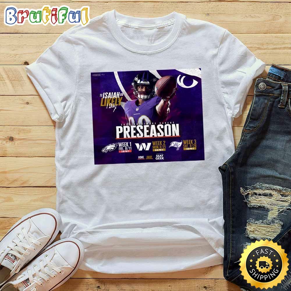 Nfl Baltimore Ravens 20232 Preseason T Shirt nbmsbz
