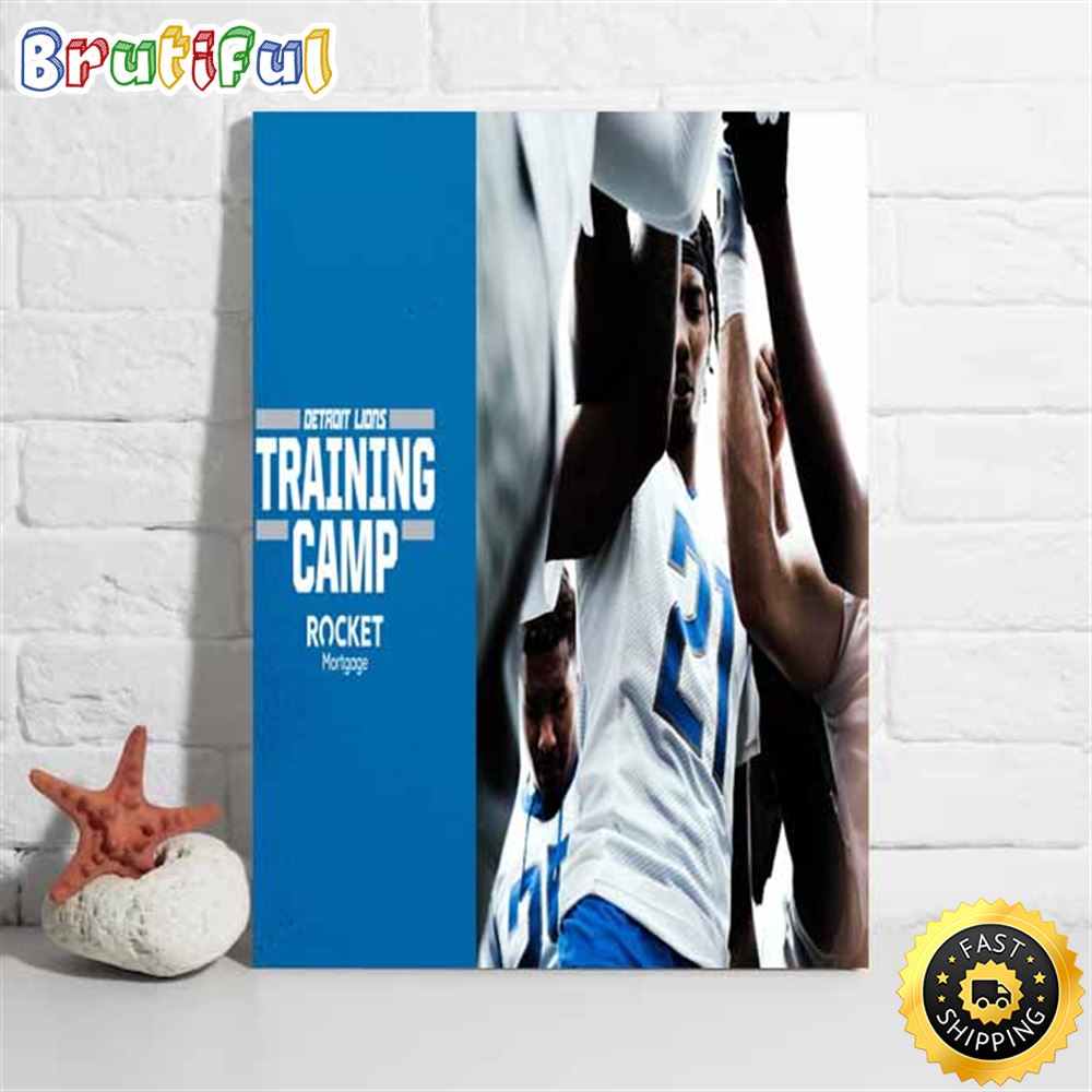 Nfl Detroit Lions Training Camp 2023 Allen Park Poster qnsyjh