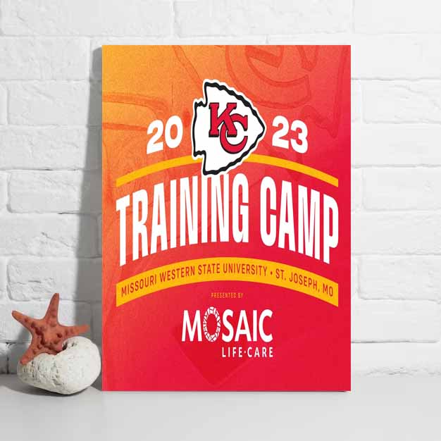 Nfl Kansas City Chiefs Training Camp 2023 Missouri Western State University Poster vrzyk0