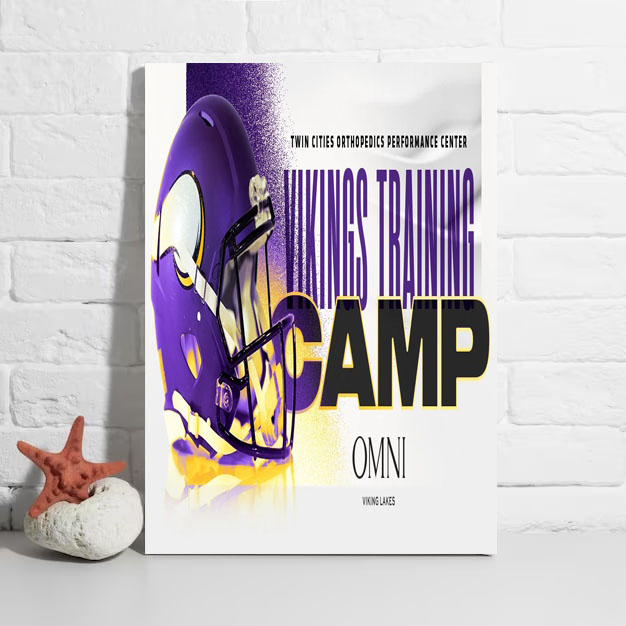 Nfl Minnesota Vikings Training Camp 2023 U.S. Bank Stadium Poster s2kduf