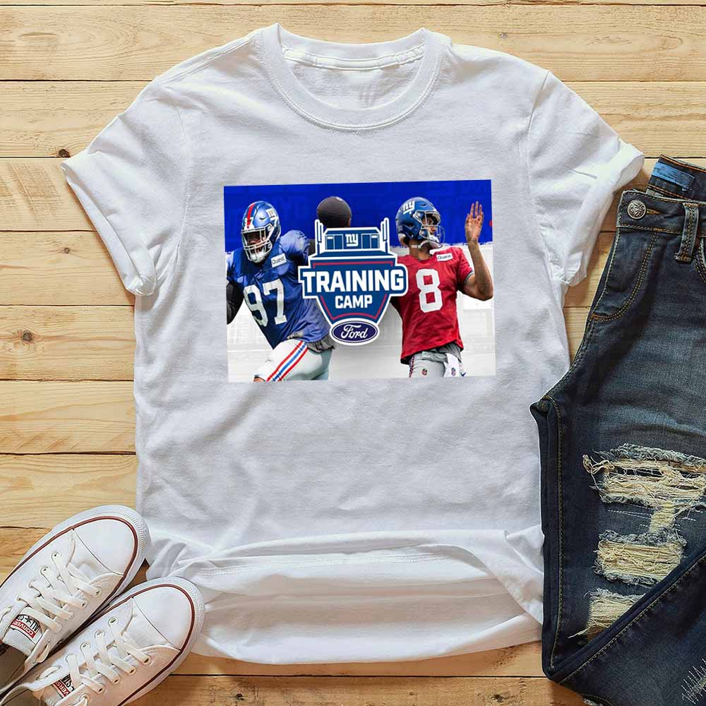Nfl New York Giants Training Camp 2023 Quest Diagnostics Training Center White T Shirt xrtg1z