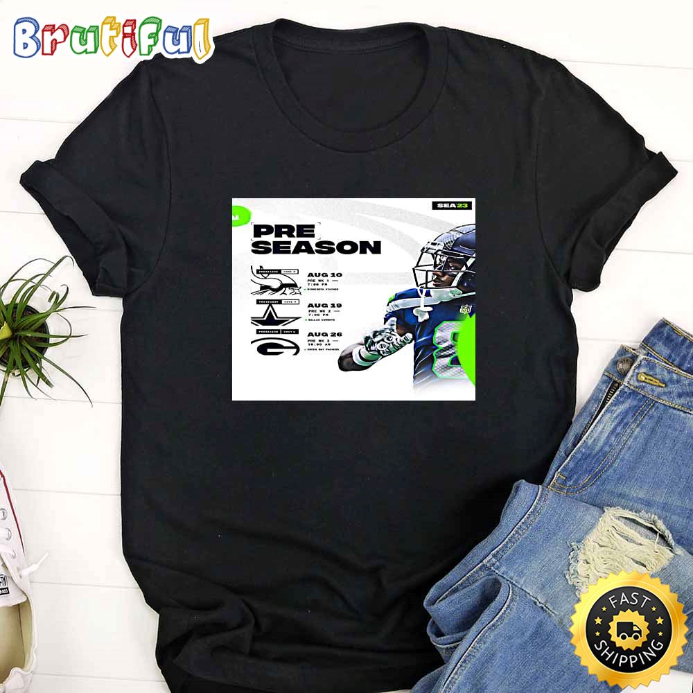 Nfl Seattle Seahawks 2023 Preseason T Shirt ddghoa