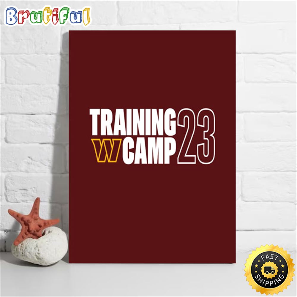 Nfl Washington Commanders Training Camp 2023 Orthovirginia Training Center Poster limnhj