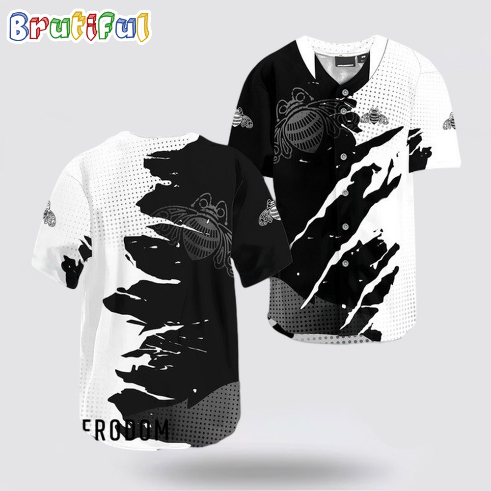 Patron Tequila Metal Crack Pattern Baseball Jersey ejfqgz