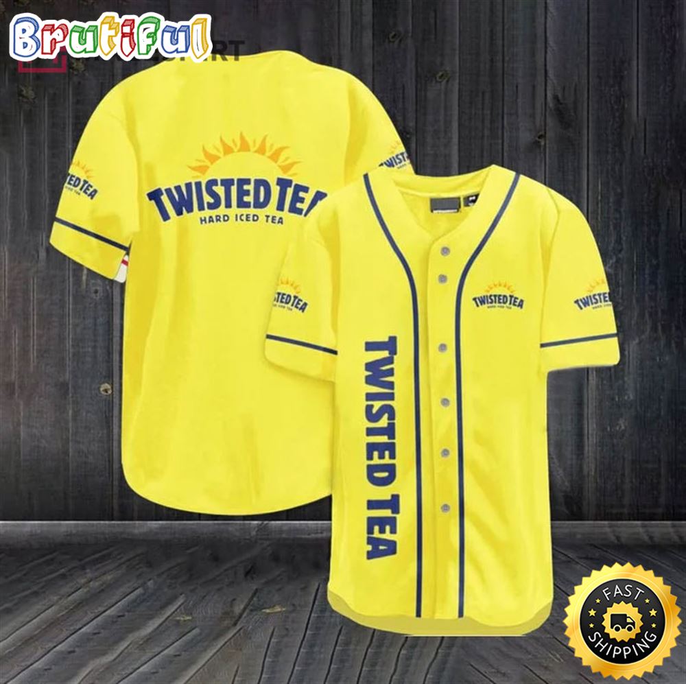 Vintage Twisted Tea Lover Beer Baseball Jersey ycwe4h