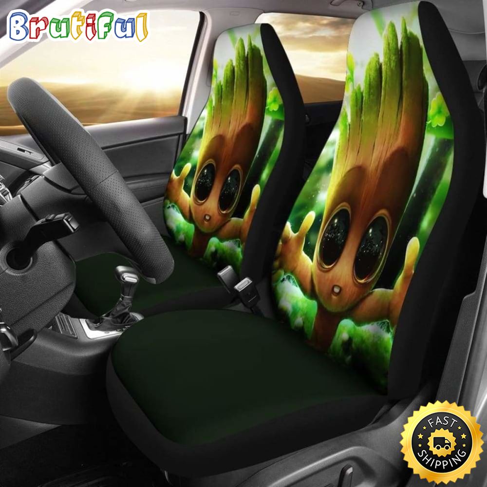 Baby Groot Cute Car Seat Covers Universal