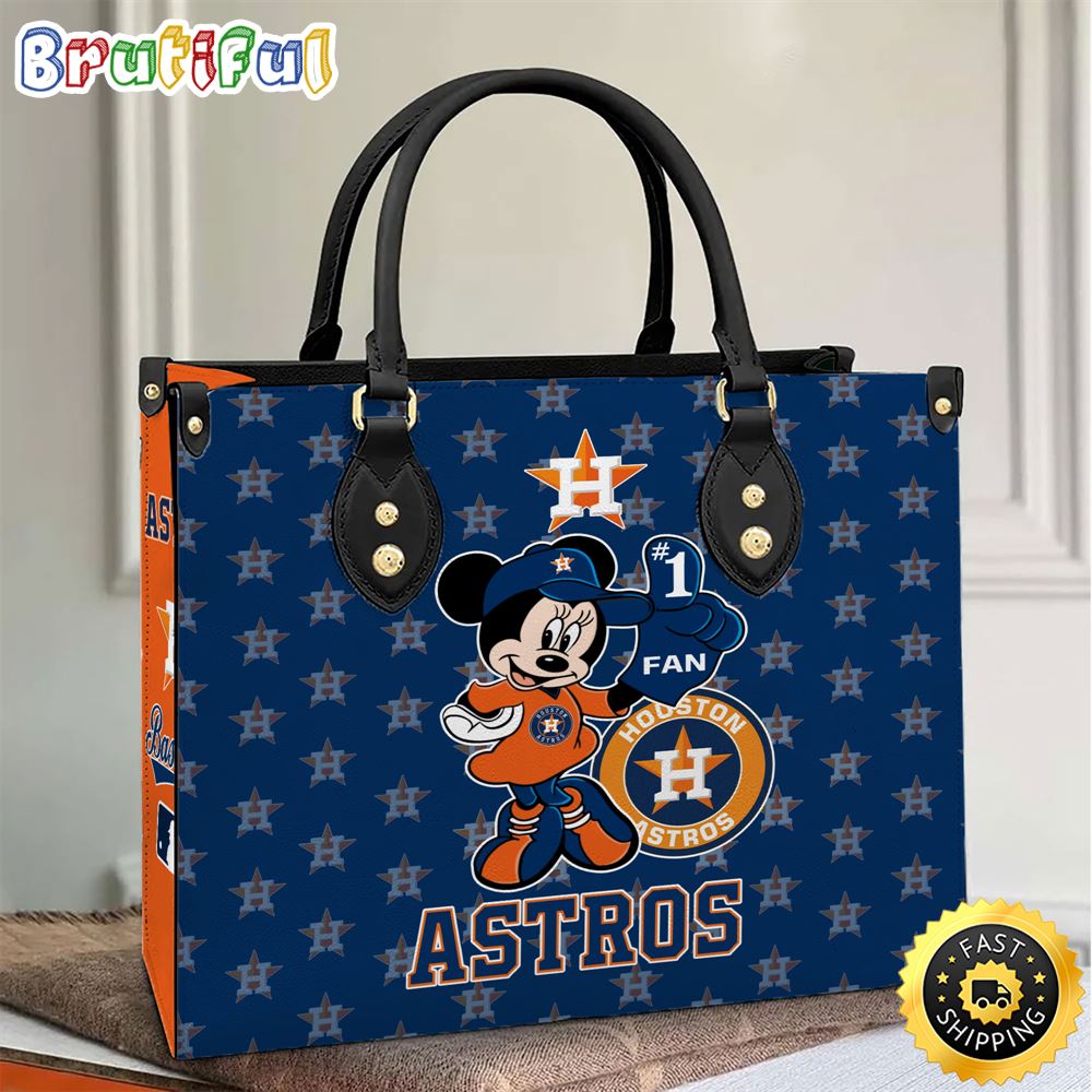 Houston Astros Minnie Women Leather Hand Bag 1 myaod4