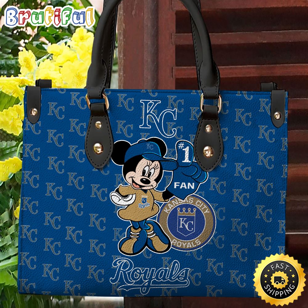 Kansas City Royals Minnie Women Leather Hand Bag 1 sdmuiu