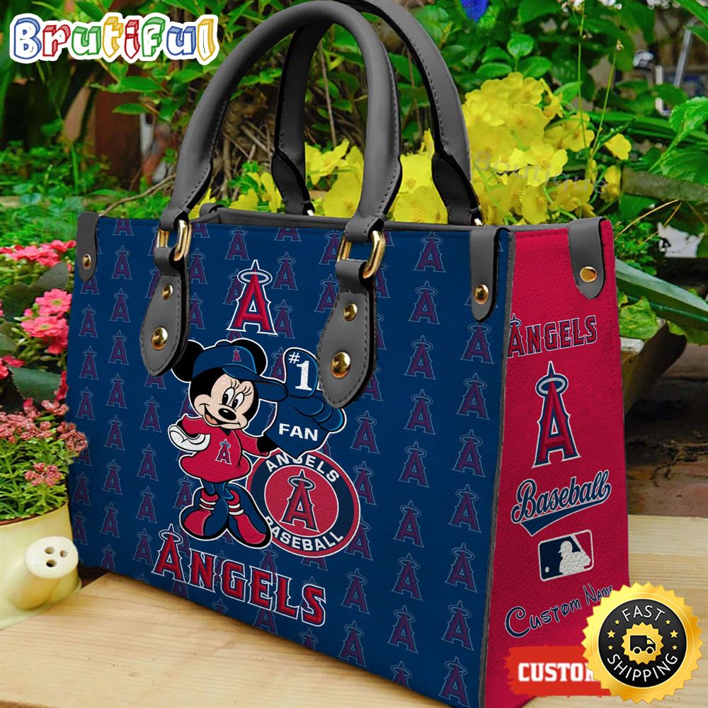 Los Angeles Angels Minnie Women Leather Hand Bag 1 siz1l2