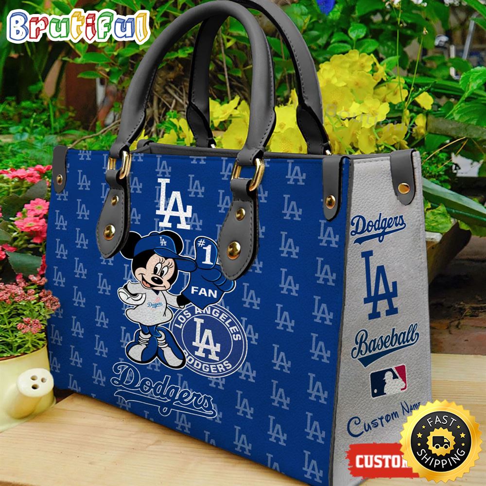 Los Angeles Dodgers Minnie Women Leather Hand Bag 1 livj1k