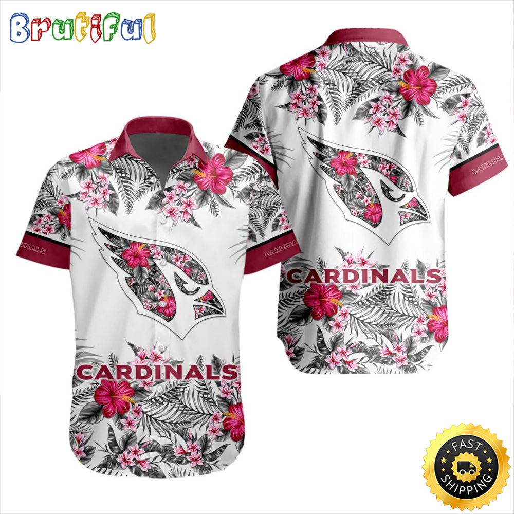 NFL Arizona Cardinals Hawaiian Shirt Special Floral Tropical Team Spirit 1 q43sfi