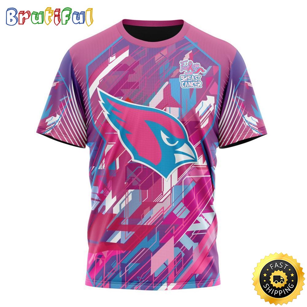 NFL Arizona Cardinals I Pink All Over Print 3D T Shirt I Can Fearless Again Breast Cancer For Breast Cancer Survivors NFL Arizona Cardinals I Pink All Over Print 3D T Shirt I Can Fearless Again Breast Cancer For Breast Cancer Survivors